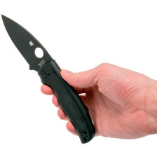 Ніж Spyderco Shaman Black Blade (C229GPBK) фото 8