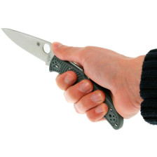 Ніж Spyderco Endura 4 Flat Ground Gray (C10FPGY) фото 7