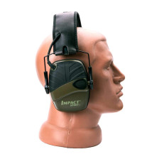 Стрілецькі навушники Howard Leight Impact Sport Earmuff Olive активні фото 4