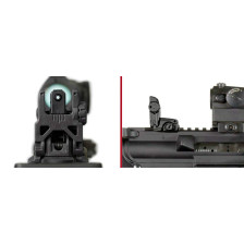 Складной целик Magpul MBUS Sight на планку Picatinny (черный) фото 5