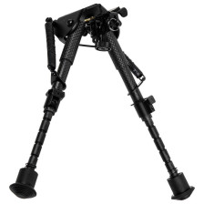 Сошки Vector Optics Carbon Fiber Bipod на антабку (высота 15.2 - 22.9 см) с переходником на Weaver/Picatinny фото 3