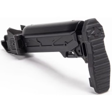 Складаний лівосторонній приклад КРУК для АК, к.Armor Black (CRC 5002/9033L-MIL) фото 3