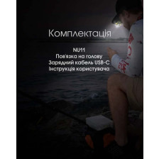 Ліхтар на кепку Nitecore NU11 фото 14
