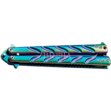 Ніж Boker Magnum Balisong Rainbow фото 2