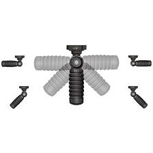 Адаптер с складной рукояткой DLG Tactical (DLG-044/039) на Picatinny Black фото 4