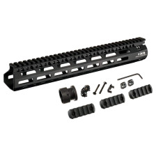 Цівка BCM MCMR-13 (M-LOK Compatible Modular Rail) для AR-15 (алюміній) чорна фото 2