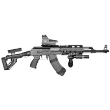 Пистолетная рукоятка FAB Defense AGR-47 прорезиненная для АК-47/74 (полимер) черная фото 4