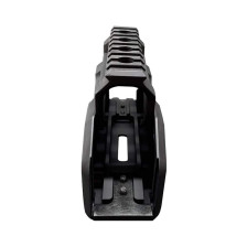 Цівка X-GUN Handguard для АКС-74У (алюміній) чорна фото 5