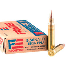 Патрон Hornady Frontier FR200 кал. 223 Rem (5,56/45) пуля FMJ, масса 3.56 гр/55 гран фото 2