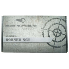 Пневматический револьвер BORNER Наган NGT кульовий (silver) фото 14