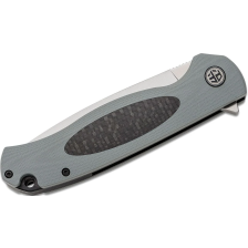 Нож складной Petrified Fish Stamp к. Carbon Fiber With Gray G10 (PFB03GAS) фото 2