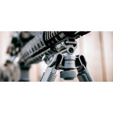 Сошки Magpul Bipod на Picatinny (высота 17.2 - 26 см, шарнирная база) черный фото 5