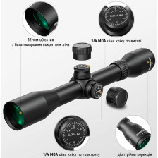 Прицел Discovery Optics MS 4x32 L (25.4 мм, без подсветки) фото 6