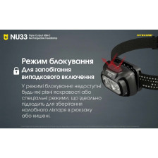 Ліхтар налобний Nitecore NU33 фото 19