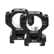 Кільця Discovery Scope Mount Rings 7075AL (25.4 мм) Medium на Picatinny. ВН - 19.3 мм фото 6