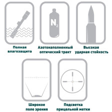 Оптический прицел Yukon Jaeger 3-12x56 X01i фото 2