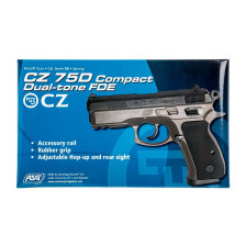 Страйкбольний пістолет ASG CZ 75D Compact - Spring кал. 6 мм (18603) фото 9