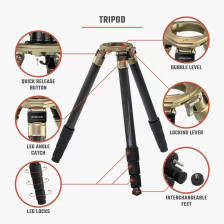 Трипод для стрельбы Athlon Midas CF40 Pixel фото 5