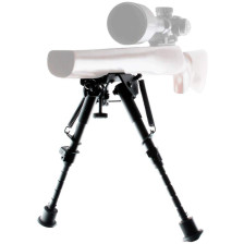 Сошки Vector Optics Carbon Fiber Swivel Bipod на антабку (высота 15.2 - 22.9 см) с переходником на Weaver/Picatinny фото 7
