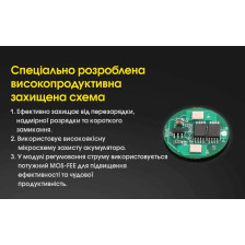 Акумулятор літієвий Nitecore NL1826R Li-Ion 18650 2600 mAh фото 6