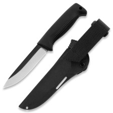 Нож Peltonen M07 Ranger Knife Black Handle (uncoated, composite) фото 3