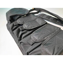 Разгрузочная система LeRoy Tactical под 4 магазина АК и 2 гранаты (черный) фото 8
