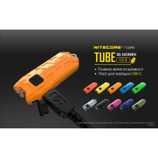 Ліхтар наключний Nitecore TUBE v2.0 2026 прозорий фото 4
