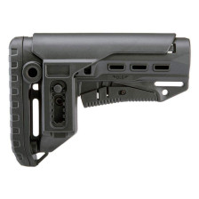 Приклад DLG TBS Compact PCP (Mil-Spec) с регулируемой щекой, черный фото 2