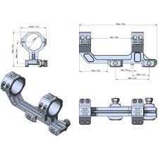 Моноблок Vector Optics Extended AR (30 мм) High на Picatinny фото 7