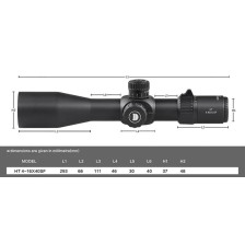 Прицел Discovery Optics HT 4-16X40SF FFP (30 мм, без подсветки) фото 4