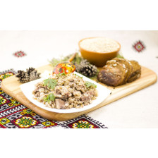 Консервы мясо-растительные "Каша перловая с мясом дикого кабана" фото 2