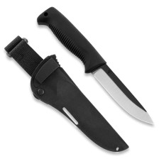 Нож Peltonen M07 Ranger Knife Black Handle (uncoated, composite) фото 4