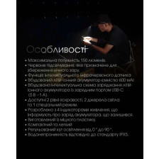 Ліхтар на кепку Nitecore NU11 фото 13