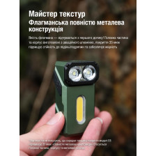 Фонарь с поворотной головой Klarus E8 1000 лм/1000 mAh. Green фото 11