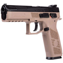 Пневматичний пістолет ASG CZ P-09 Black/FDE Blowback Pellet фото 4