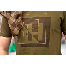 Футболка Harkila H-logo S/S T-Shirt (L, Dark Olive) фото 5