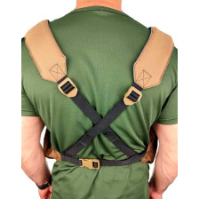 Разгрузочная система LeRoy Tactical под 4 магазина АК и 2 гранаты (койот) фото 3