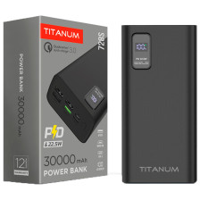 Повербанк Titanum 728S 30000 mAh Black фото 4
