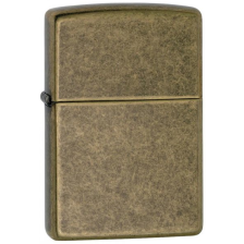 Запальничка ZIPPO 201FB Antique Brass (Антикварна мідь) фото 2