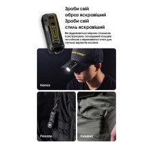 Ліхтар наключний Nitecore TUP2 MCT помаранчевий фото 22