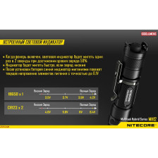 Фонарь Nitecore MH12 фото 7