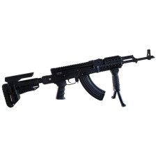 Пистолетная рукоятка DLG Tactical (DLG-098) для АК-47/74 (полимер) обрезиненная, черная фото 5