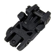 Складной целик Magpul MBUS Sight на планку Picatinny (черный) фото 3