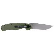 Нож складной Ontario Knife RAT I Linerlock Oliage green фото 2
