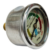 Манометр 40 мм 0-6000PSI Резьба: M10x1 фото 3