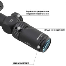 Прицел Discovery Optics VT-Z 3-12x42 SFIR (25.4 мм, подсветка) фото 6