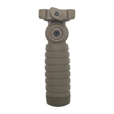 Передняя рукоятка DLG Tactical (DLG-037) складная на Picatinny (полимер) койот фото 5