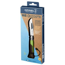 Нож Opinel №8 Outdoor зеленый фото 2