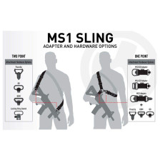 Оружейный ремень Magpul MS1 Sling двухточечный (цвет FDE) фото 2