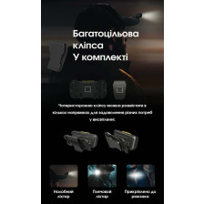 Ліхтар налобний Nitecore NU27 MCT чорний фото 17